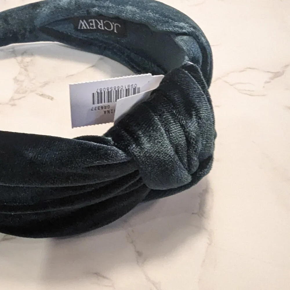 J.Crew Velvet Knot Headband